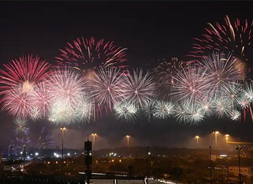 南丰县焰火晚会